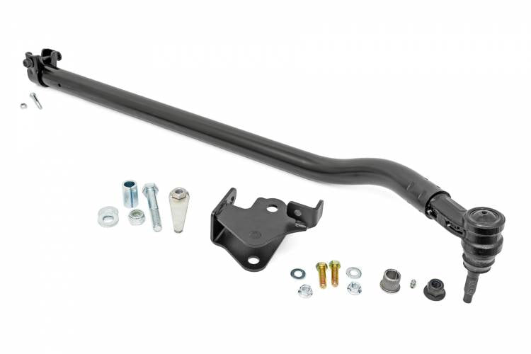 Load image into Gallery viewer, Rough Country | 2018-2022 Jeep Wrangler JL High Steer Kit - Drag Link &amp; Track Bar Bracket | 10638
