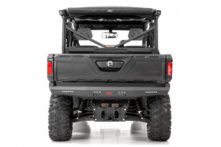 Load image into Gallery viewer, Rough Country | Can-Am Defender / Polaris Ranger 1000XP Rear Bumper - With LED Lights
