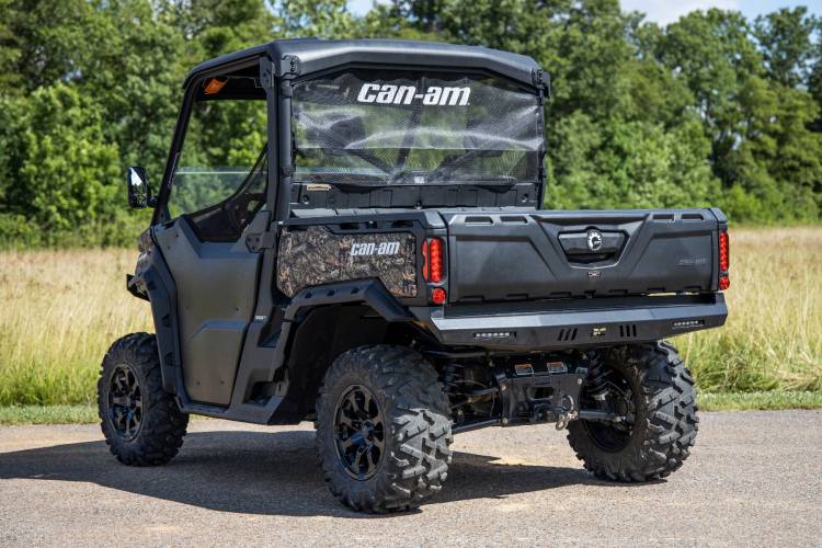 Load image into Gallery viewer, Rough Country | Can-Am Defender / Polaris Ranger 1000XP Rear Bumper - With LED Lights
