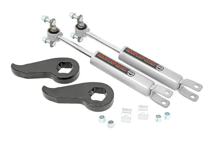 Rough Country | 2020-2024 GM 2500 HD / 3500 HD 1.5 Inch To 2 Inch Leveling Kit - N3 Shocks