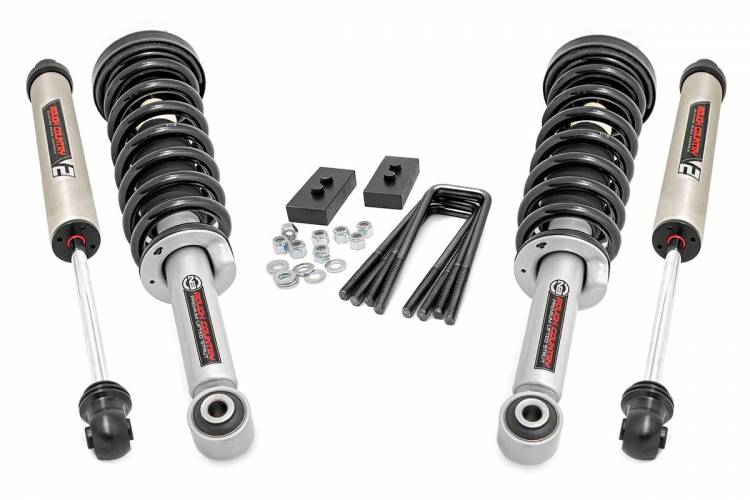 Load image into Gallery viewer, Rough Country | 2021-2023 Ford F150 4WD 2 Inch Lift Kit - Lifted N3 Struts With V2 Shocks
