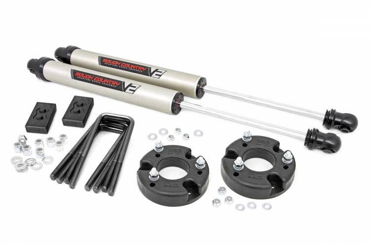 Load image into Gallery viewer, Rough Country | 2021-2023 Ford F150 2WD / 4WD 2 Inch Lift Kit - V2 Shocks
