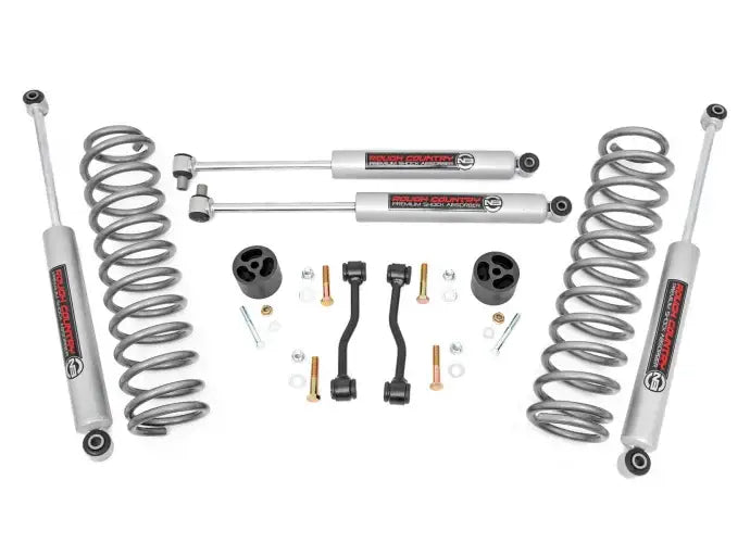 Rough Country | 2020-2023 Jeep Gladiator JT 4WD 2.5 Inch Leveling Kit With Premium N3 Shocks