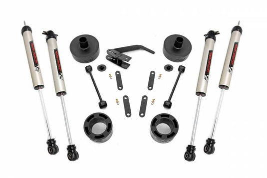 Rough Country | 2007-2018 Jeep Wrangler JK 2.5 Inch Lift Kit With Premium N3 Shocks | 65730