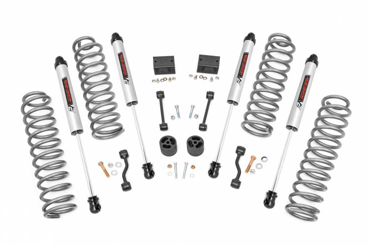 Load image into Gallery viewer, Rough Country | 2018-2023 Jeep Wrangler JL 4WD 2.5 Inch Lift Kit With V2 Monotube Shocks
