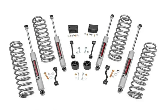 Rough Country | 2018-2023 Jeep Wrangler JL Non-Rubicon 4WD 2.5 Inch Lift Kit With Premium N3 Shocks