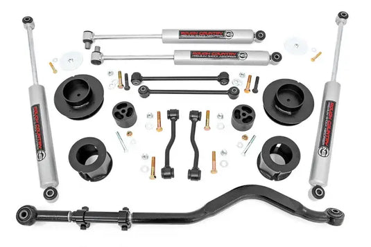 Rough Country | 2020-2022 Jeep Gladiator JT 4WD 3.5 Inch Spacer Lift Kit With V2 Monotube Shocks | 63770