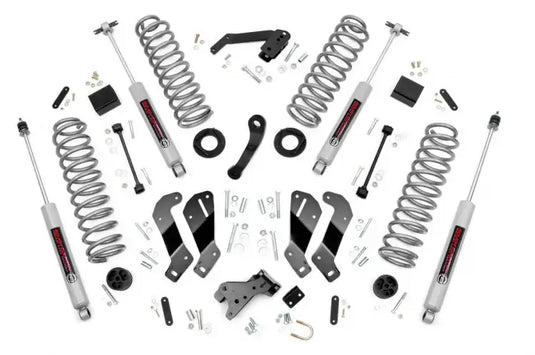 Rough Country | 2007-2018 Jeep Wrangler JK 4WD 3.5 Inch Lift Kit With M1 Monotube Shocks | 69340