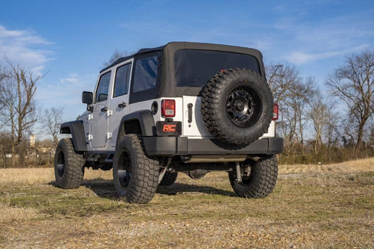 Rough Country | 2007-2018 Jeep Wrangler JK 2WD / 4WD 3.25 Inch Lift Kit With V2 Monotube Shocks | 66970