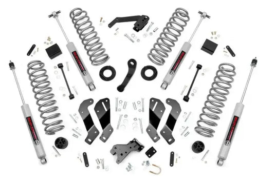 Rough Country | 2007-2018 Jeep Wrangler JK 2WD / 4WD 3.5 Inch Lift Kit With Vertex Reservoir Shocks