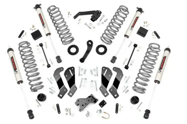 Load image into Gallery viewer, Rough Country | 2007-2018 Jeep Wrangler JK 2WD / 4WD 3.5 Inch Lift Kit With V2 Monotube Shocks
