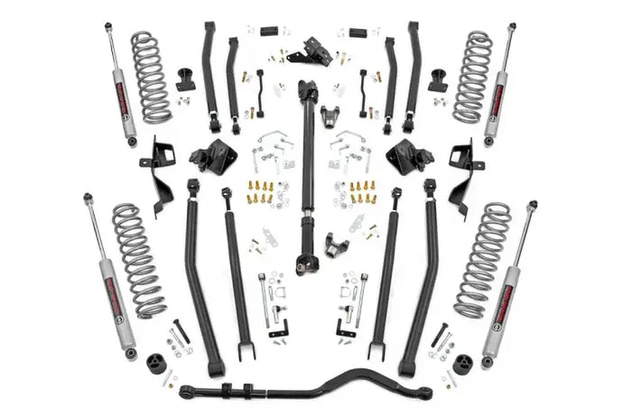 Rough Country | 2018-2023 Jeep Wrangler JL 4WD 6 Inch Long Arm Lift Kit With Premium N3 Shocks