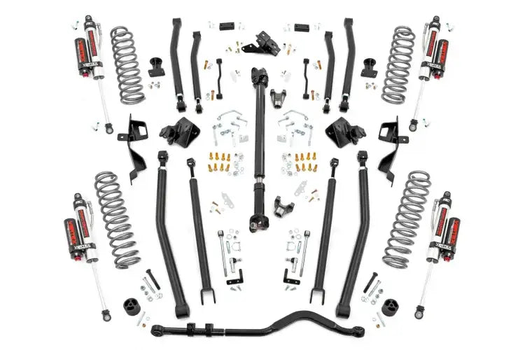 Load image into Gallery viewer, Rough Country | 2018-2023 Jeep Wrangler JL 4WD 6 Inch Long Arm Lift Kit With Vertex Reservoir Shocks
