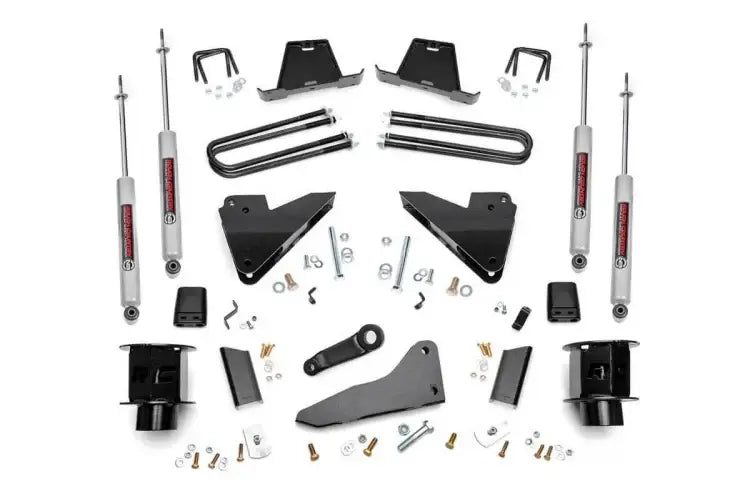 Load image into Gallery viewer, Rough Country | 2013-2015 Dodge Ram 3500 4WD SRW 5 Inch Radius Arm Drop Lift Kit | 35620
