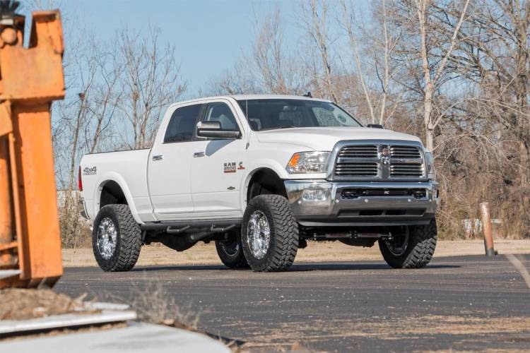 Load image into Gallery viewer, Rough Country | 2014-2018 Dodge Ram 2500 4WD 5 Inch Lift Kit - Gas - Standard Rate Front Coils - V2 Shocks
