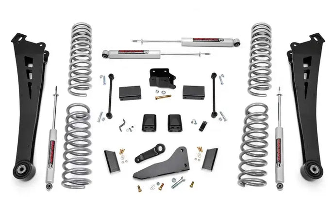 Rough Country | 2014-2018 Dodge Ram 2500 4WD 5 Inch Lift Kit - Diesel - Dual Rate Front & Rear Coils - N3 Shocks