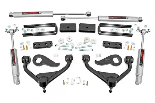 Rough Country | 2020-2023 GM 2500 HD 3 Inch Lift Kit - N3 Shocks