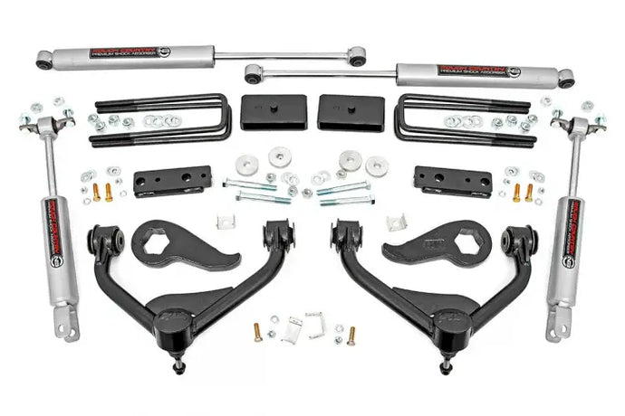 Rough Country | 2020-2023 GM 2500 HD 3 Inch Lift Kit - M1 Shocks