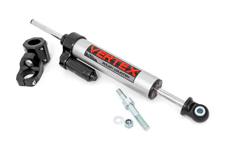 Load image into Gallery viewer, Rough Country | 2007-2018 Jeep Wrangler JK PASS-THRough Vertex Steering Stabilizer | 680900
