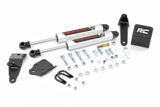 Rough Country | 2003-2013 Dodge Ram 2500 / 2003-2012 3500 4WD Dual V2 Steering Stabilizer