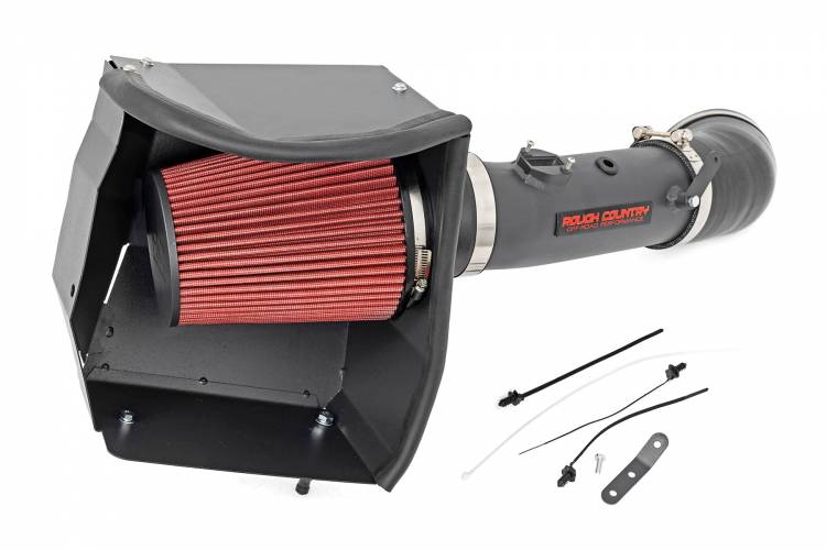 Load image into Gallery viewer, Rough Country | 2011-2016 Ford Super Duty 6.7L Power Stroke Cold Air Intake With Pre-Filter

