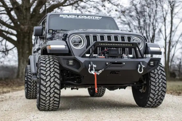 Load image into Gallery viewer, Rough Country | Jeep Gladiator JT / Wrangler JK / JL Front Winch Bumper
