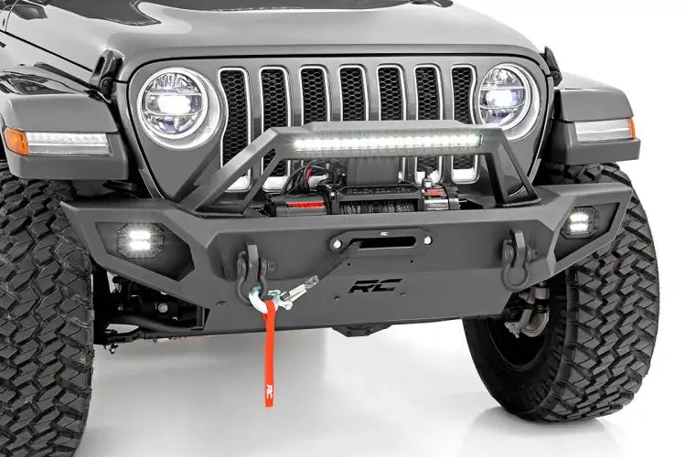 Load image into Gallery viewer, Rough Country | Jeep Gladiator JT / Wrangler JK / JL Front Winch Bumper
