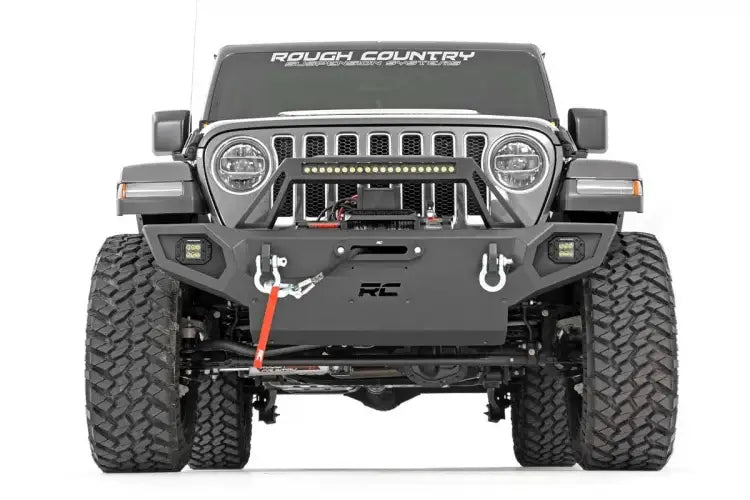 Load image into Gallery viewer, Rough Country | Jeep Gladiator JT / Wrangler JK / JL Front Winch Bumper
