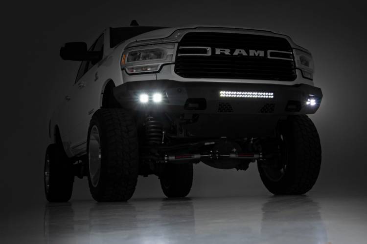 Load image into Gallery viewer, Rough Country | 2019-2024 Dodge Ram 2500 Front High Clearance LED Bumper
