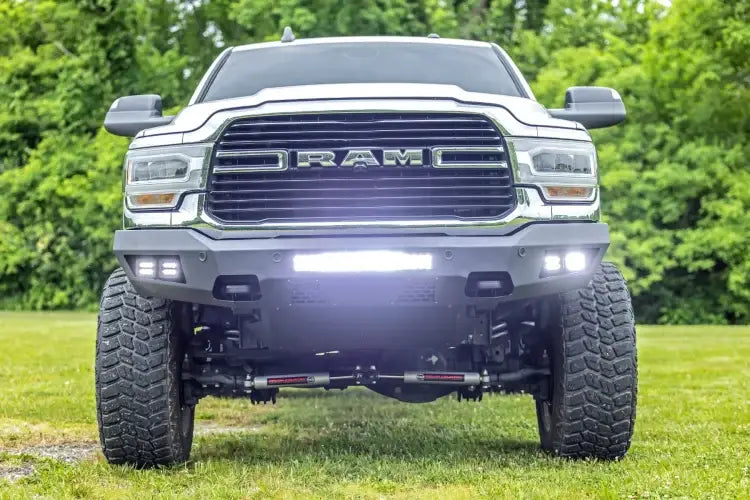 Load image into Gallery viewer, Rough Country | 2019-2024 Dodge Ram 2500 Front High Clearance LED Bumper
