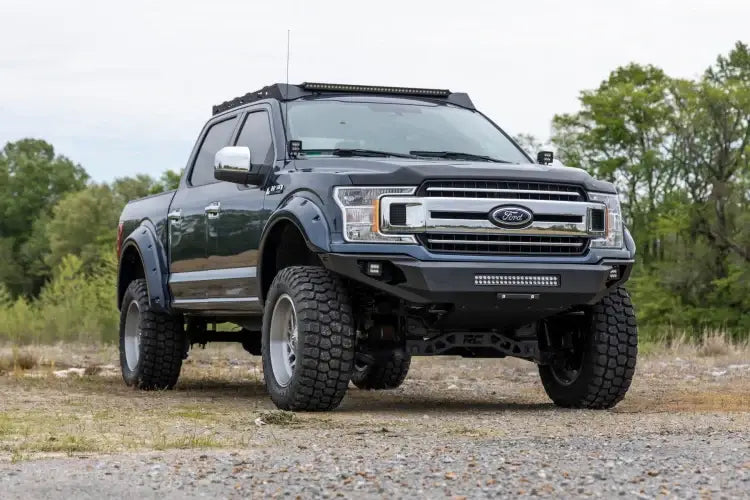 Load image into Gallery viewer, Rough Country | 2018-2020 Ford F150 High Clearance Front Bumper With integrated Skid Plate
