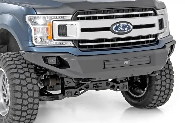 Load image into Gallery viewer, Rough Country | 2018-2020 Ford F150 High Clearance Front Bumper With integrated Skid Plate
