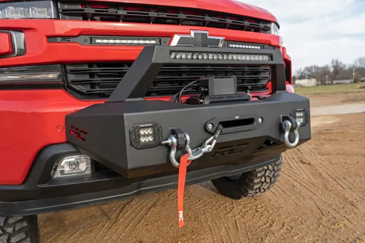 Load image into Gallery viewer, Rough Country | 2019-2022 Chevrolet Silverado 1500 2WD / 4WD EXO WInch Mount Kit
