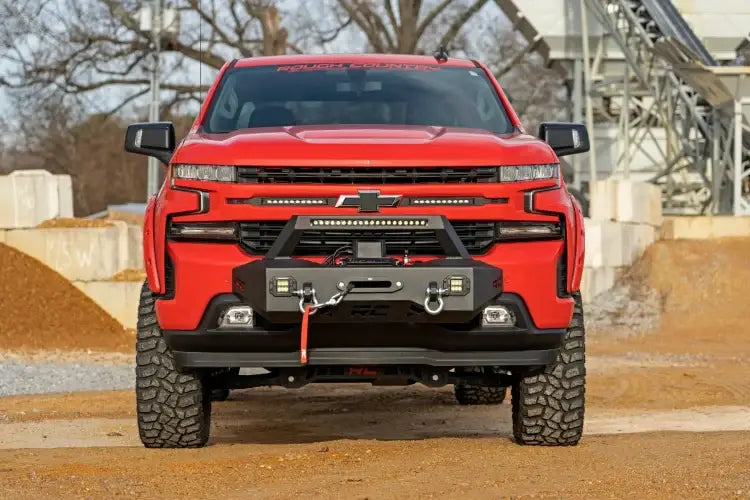 Load image into Gallery viewer, Rough Country | 2019-2022 Chevrolet Silverado 1500 2WD / 4WD EXO WInch Mount Kit
