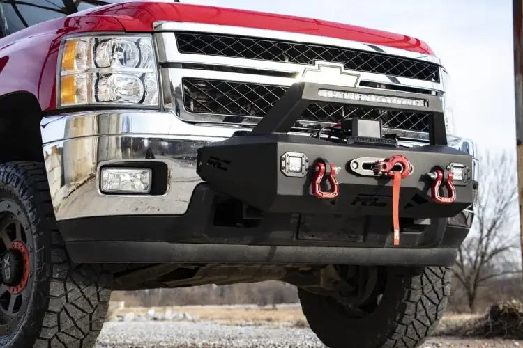 Load image into Gallery viewer, Rough Country | 2011-2019 Chevrolet Silverado 2500 HD / 3500 HD WInch Mount | 10764
