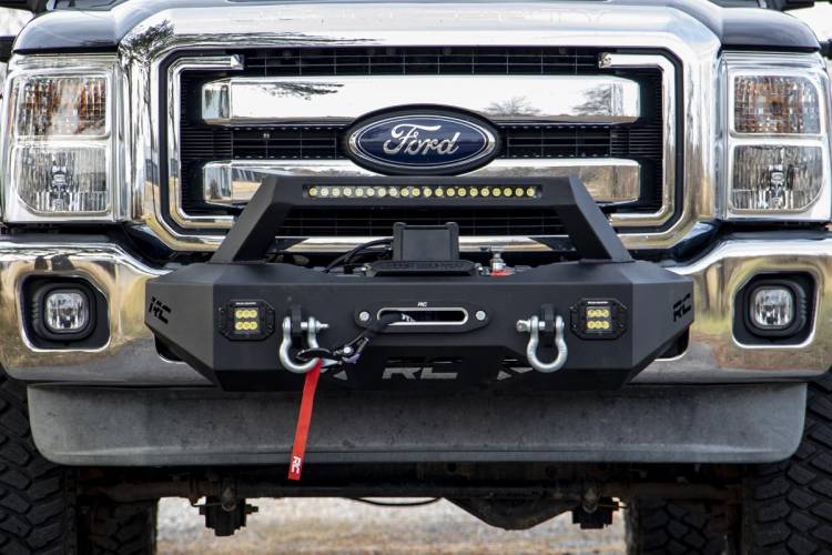 Load image into Gallery viewer, Rough Country | 2011-2016 Ford Super Duty 2WD / 4WD EXO WInch Mount Kit | 51006
