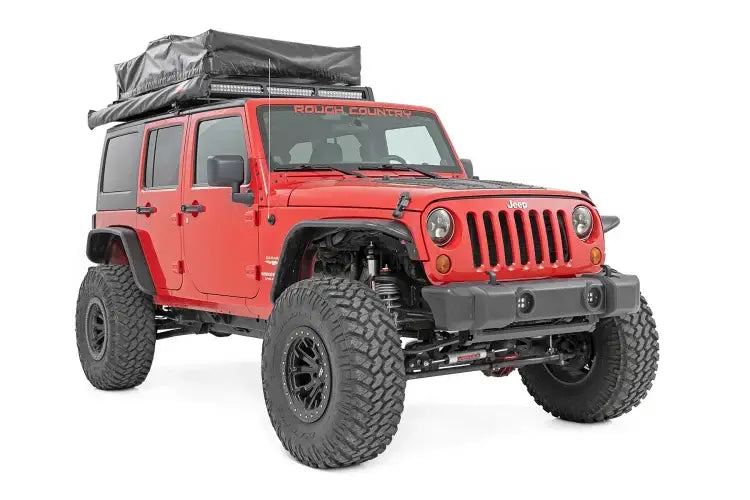 Load image into Gallery viewer, Rough Country | 2007-2018 Jeep Wrangler JK Front Bumper Caps | 1047
