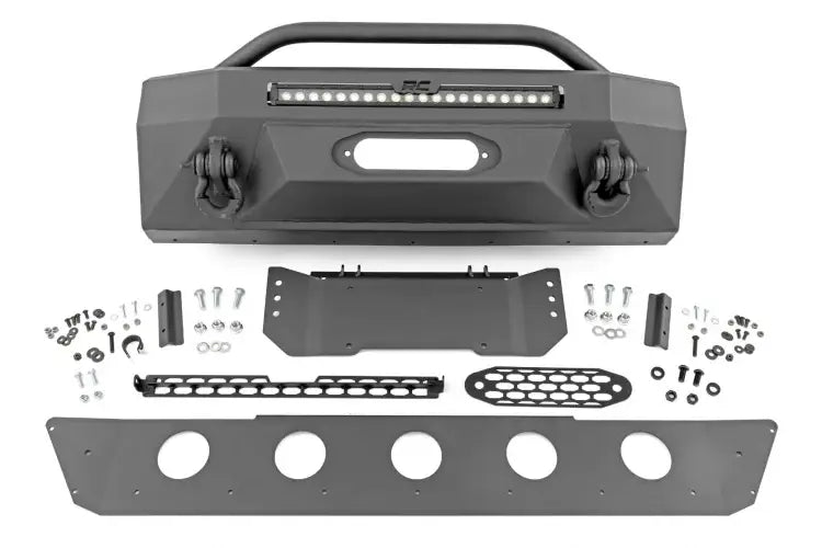 Load image into Gallery viewer, Rough Country | 2014-2024 Toyota 4Runner 2WD / 4WD Front Bumper With Black Lights
