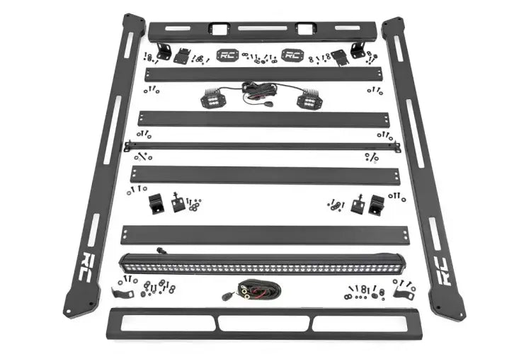 Load image into Gallery viewer, Rough Country | 2018-2023 Jeep Wrangler JL 4WD Roof Rack With LED Lights | 10622
