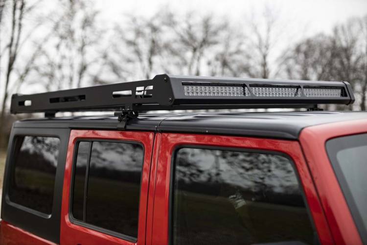 Load image into Gallery viewer, Rough Country | 2007-2018 Jeep Wrangler JK 4WD Roof Rack Without LED Lights | 10605
