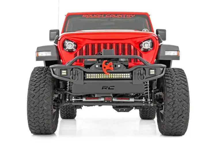 Load image into Gallery viewer, Rough Country | Jeep Gladiator JT / Wrangler JK / JL Front WInch Bumper With Skid Plate | 10647
