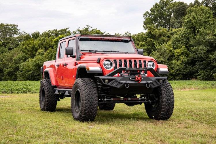 Load image into Gallery viewer, Rough Country | Jeep Gladiator JT / Wrangler JK / JL Unlimited Front Winch Bumper
