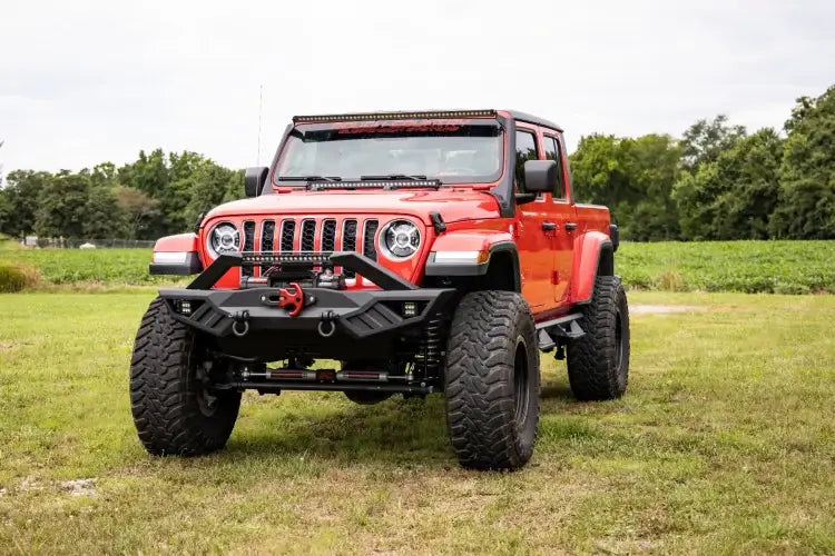 Load image into Gallery viewer, Rough Country | Jeep Gladiator JT / Wrangler JK / JL Unlimited Front Winch Bumper
