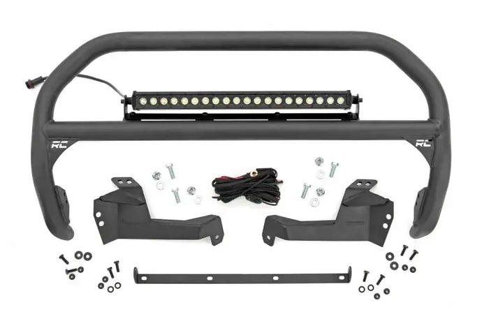 Rough Country | 2021-2023 Ford Bronco Sport 4WD Nudge Bar - Black Series Light