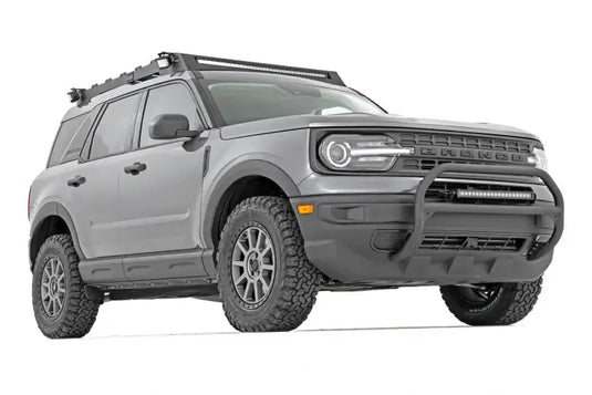 Rough Country | 2021-2023 Ford Bronco Sport 4WD Nudge Bar - Chrome Series Light