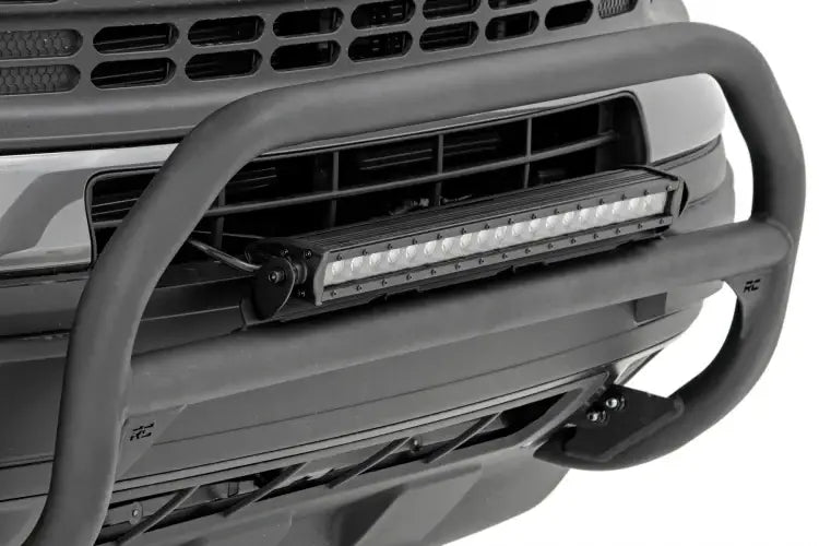 Load image into Gallery viewer, Rough Country | 2021-2023 Ford Bronco Sport 4WD Nudge Bar - Chrome Series Light
