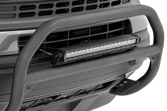 Rough Country | 2021-2023 Ford Bronco Sport 4WD Nudge Bar - Chrome Series Light