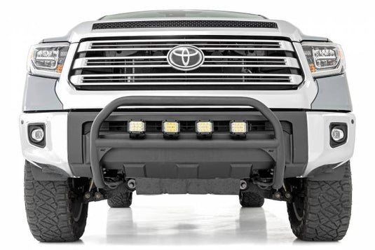 Rough Country | 2007-2021 Toyota Tundra 4WD Nudge Bar - With 3 Inch OSRAM Wide Angle Series Lights