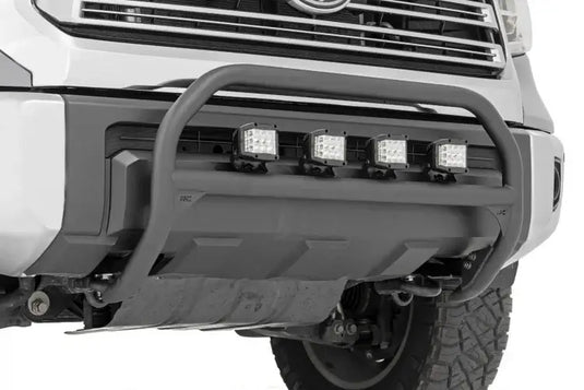 Rough Country | 2007-2021 Toyota Tundra 4WD Nudge Bar - With 3 Inch OSRAM Wide Angle Series Lights