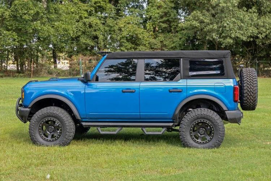 Rough Country | 2021-2023 Ford Bronco 4WD Spare Tire Relocation - Relocation & Reinforcement Bracket